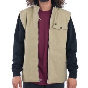 RVCA Breaker Puff Jacket Utility Vest Jacket Hoodie M
